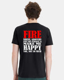 Firefighter Tshirt - Fire Sirens Grovers Federal Q Fire Department Tshirt Fire