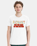 Resist Tshirt Anti Trump Multi Color Not My President Printed Political Tshirt