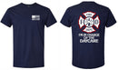 Maltese In Charge of the Daycare Firefighter Short Sleeve Shirt