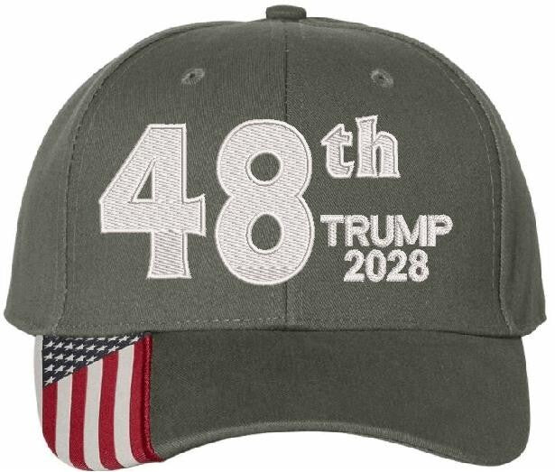 Trump 2028 Hat President 48th Make America Great Again MAGA Adjustable Ball Cap