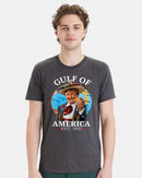 Trump Tshirt Gulf of America Printed Short Sleeve Tshirt Trump 2025 MAGA MAHA