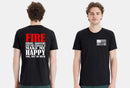 Firefighter Tshirt - Fire Sirens Grovers Federal Q Fire Department Tshirt Fire