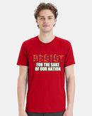 Resist Tshirt Anti Trump Multi Color Not My President Printed Political Tshirt