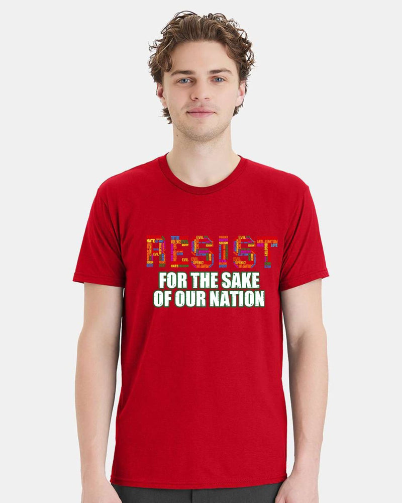Resist Tshirt Anti Trump Multi Color Not My President Printed Political Tshirt