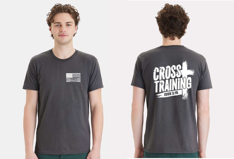 Men's Christian Tshirt Cross Training John 3:16 Short Sleeve Christian Tshirt