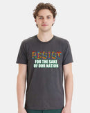 Resist Tshirt Anti Trump Multi Color Not My President Printed Political Tshirt