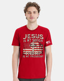 Trump Shirt Jesus is my Savior Trump is my President Shirt & Free Bumper Sticker