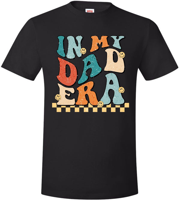 Fathers Day Tshirt - IN MY DAD ERA Doing Dad Sh*t Printed Tshirt & Free Sticker