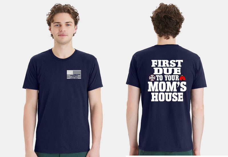 Firefighter Tshirt Balls Deep in your First Due Printed Firefighter Shirt