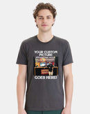 Customized  Firefighter or Trade T-shirt with your image on the front