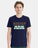 Resist Tshirt Anti Trump Multi Color Not My President Printed Political Tshirt