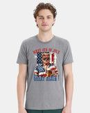 Trump Shirt Make 4th of July Great Again Beer Printed Trump Tshirt MAGA DOGE