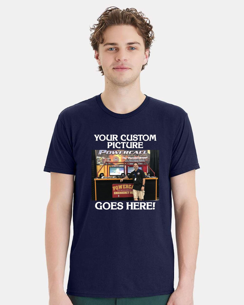 Customized  Firefighter or Trade T-shirt with your image on the front