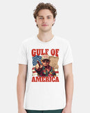 Trump Tshirt Gulf of America V2 Printed Short Sleeve Tshirt Trump 2025 MAGA MAHA
