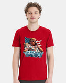 Trump Tshirt Gulf of America V3 Printed Short Sleeve Tshirt Trump 2025 MAGA MAHA