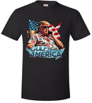 Trump Tshirt Gulf of America V3 Printed Short Sleeve Tshirt Trump 2025 MAGA MAHA