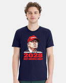 Trump 2028 Shirt - Keep America Great Trump 2028 Printed Short Sleeve Shirt MAGA
