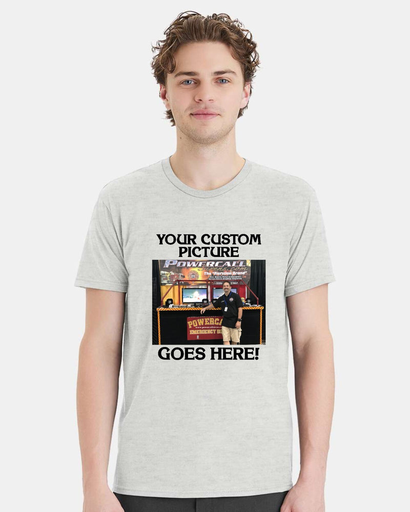Firefighter Tshirt - Custom Image Firefighter Printed Tshirt with your image