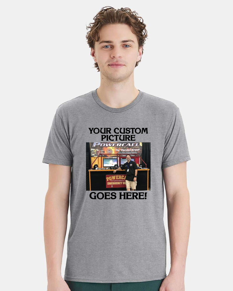 Customized  Firefighter or Trade T-shirt with your image on the front