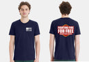 Firefighter T-shirt Fighting Fire for Free Printed Firefighter Shirt with Front