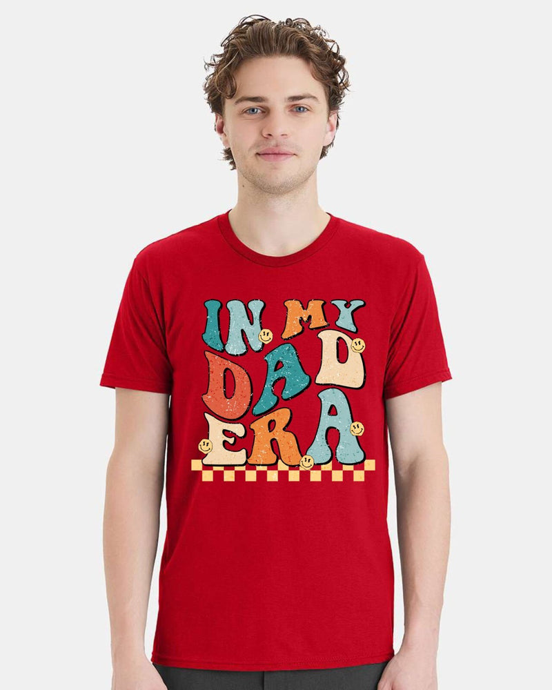 Fathers Day Tshirt - IN MY DAD ERA Doing Dad Sh*t Printed Tshirt & Free Sticker