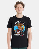 Trump Tshirt Gulf of America Printed Short Sleeve Tshirt Trump 2025 MAGA MAHA