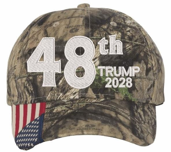 Trump 2028 Hat President 48th Make America Great Again MAGA Adjustable Ball Cap