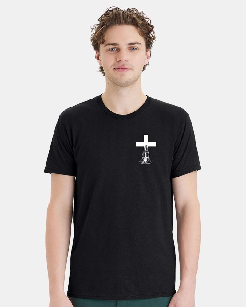 Christian Mens T-shirt "I'm a Warrior of God Armor of God Blk Short Sleeve Shirt