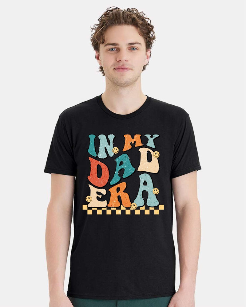 Fathers Day Tshirt - IN MY DAD ERA Doing Dad Sh*t Printed Tshirt & Free Sticker
