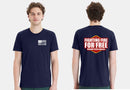 Firefighter Tshirt Fighting Fire for Free Volunteer Firefighter Printed Shirt