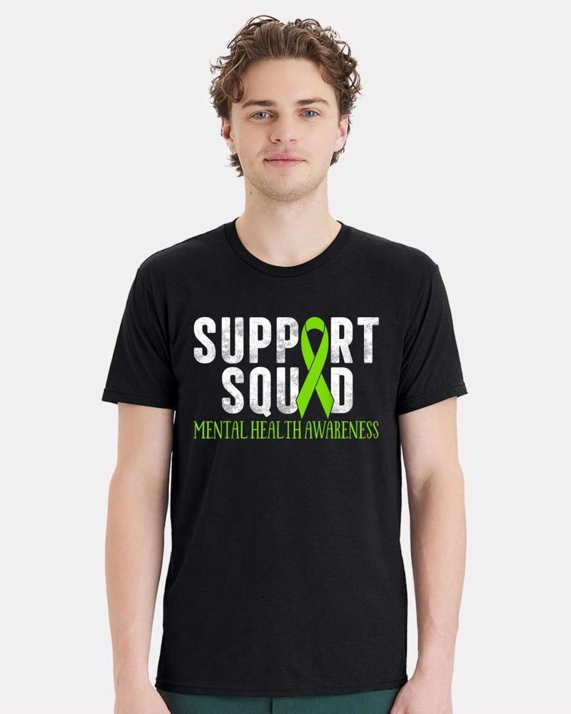 Mental Health Awareness Tshirt and FREE Sticker - Mental Health Support Squad