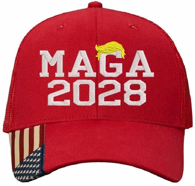 Third Term Trump 2028 Embroidered Hat - MAGA Hat Trump 2028 DOGE MAHA Trump Hat