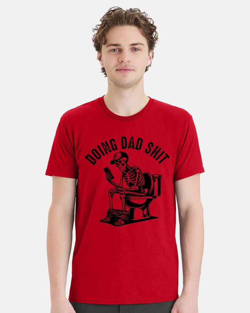 Doing Dad Sh*t Funny Fathers Day Gift For Father T shirt BLACK Logo Humor Gifts