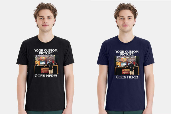 Customized  Firefighter or Trade T-shirt with your image on the front