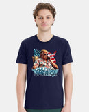 Trump Tshirt Gulf of America V3 Printed Short Sleeve Tshirt Trump 2025 MAGA MAHA