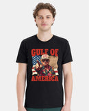 Trump Tshirt Gulf of America V2 Printed Short Sleeve Tshirt Trump 2025 MAGA MAHA