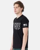 Trump 2028 T-Shirt Unburdened by what has BEEN Short Sleeve Ash or Black Tshirt