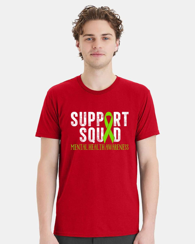 Mental Health Awareness Tshirt and FREE Sticker - Mental Health Support Squad