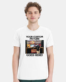 Firefighter Tshirt - Custom Image Firefighter Printed Tshirt with your image