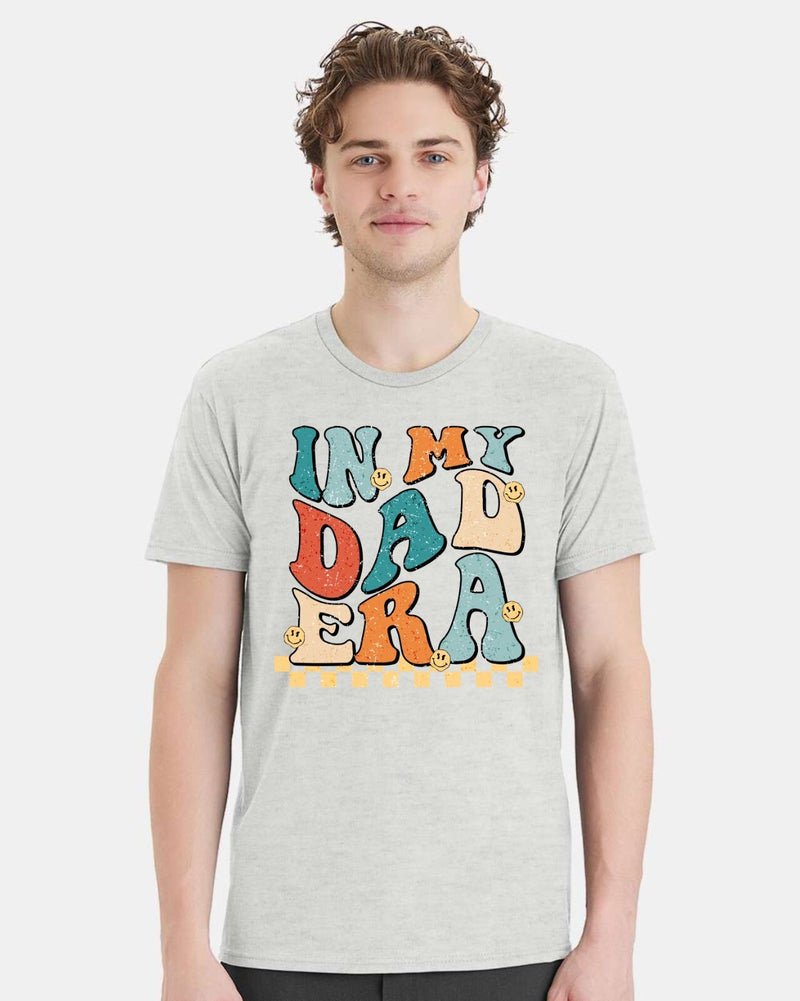 Fathers Day Tshirt - IN MY DAD ERA Doing Dad Sh*t Printed Tshirt & Free Sticker