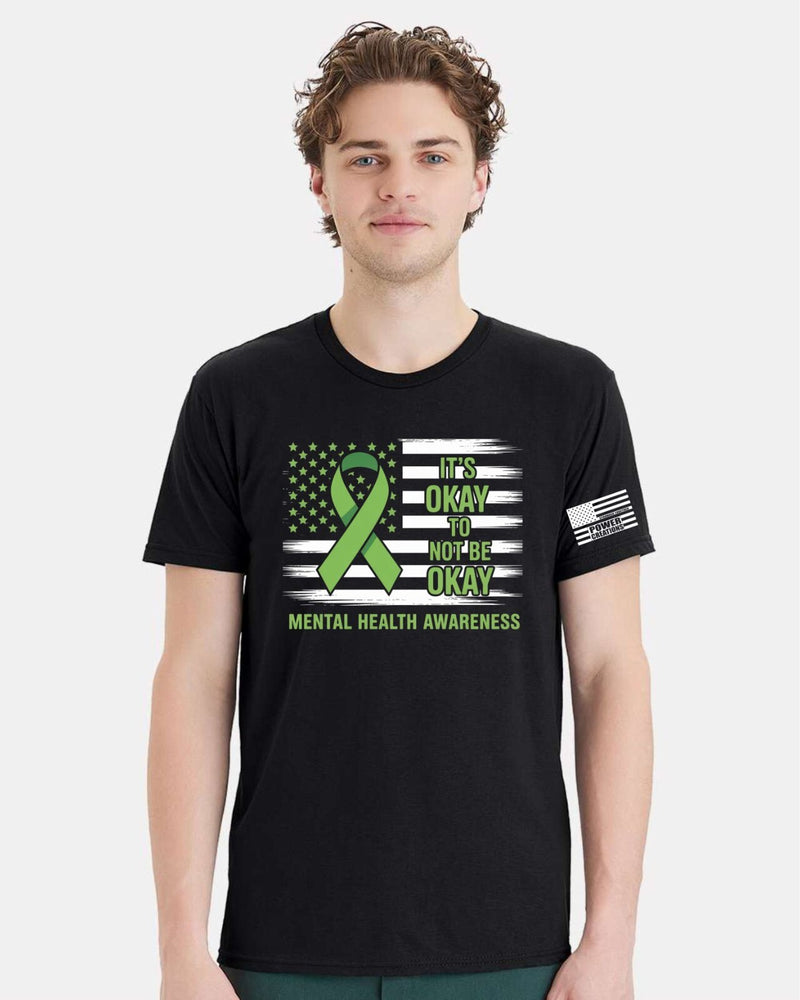 Mental Health Awareness Tshirt - It's OK to NOT be OK Tshirt and FREE STICKER