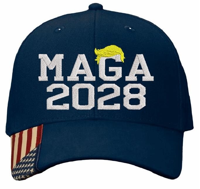 Third Term Trump 2028 Embroidered Hat - MAGA Hat Trump 2028 DOGE MAHA Trump Hat