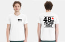 Trump 2028 Tshirt - 48th President of the United States Short Sleeve Trump Shirt