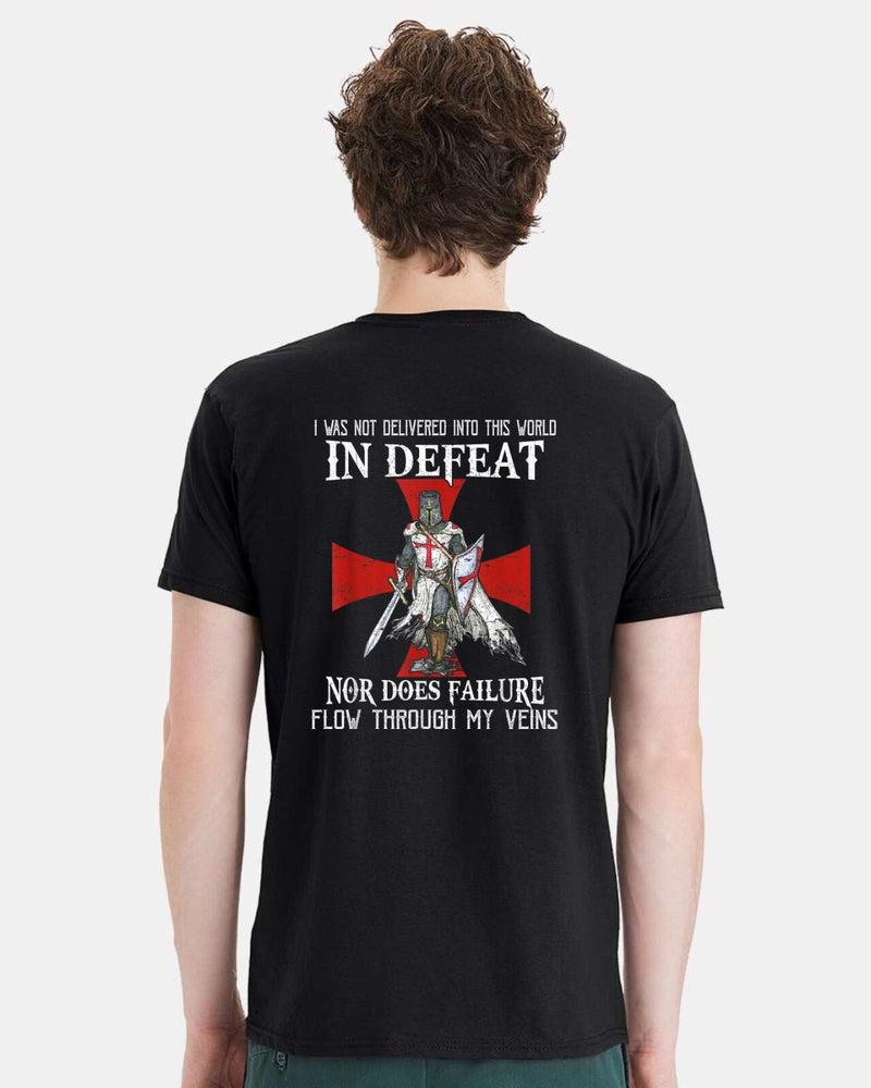 Christian Mens T-shirt Nor does Failure Flow through my Viens Short Sleeve Shirt
