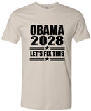 Michelle Obama for President Obama 2028 Printed Tshirt and FREE Bumper sticker