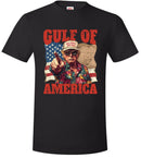 Trump Tshirt Gulf of America V2 Printed Short Sleeve Tshirt Trump 2025 MAGA MAHA