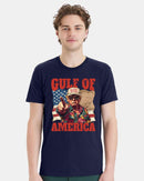 Trump Tshirt Gulf of America V2 Printed Short Sleeve Tshirt Trump 2025 MAGA MAHA