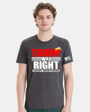 Trump was right about Everything Printed Tshirt Trump 2028 T-Shirt & Free Decal
