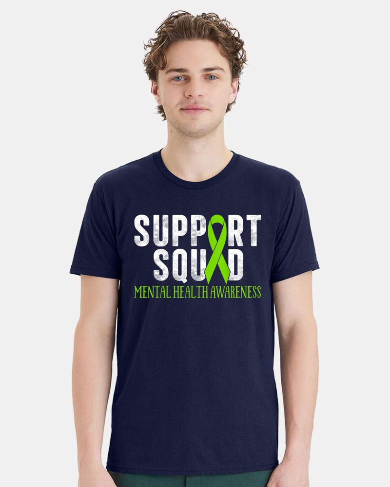 Mental Health Awareness Tshirt and FREE Sticker - Mental Health Support Squad