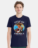 Trump Tshirt Gulf of America Printed Short Sleeve Tshirt Trump 2025 MAGA MAHA